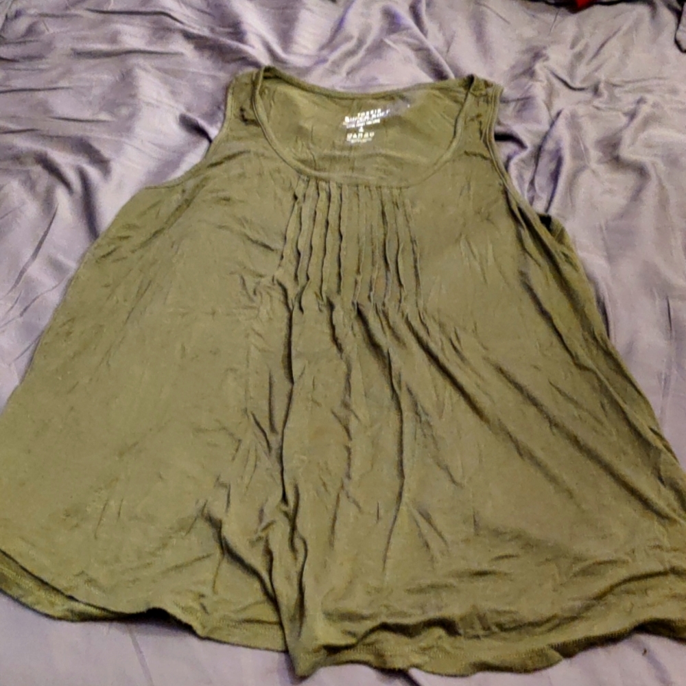 Torrid olive green super soft tank
